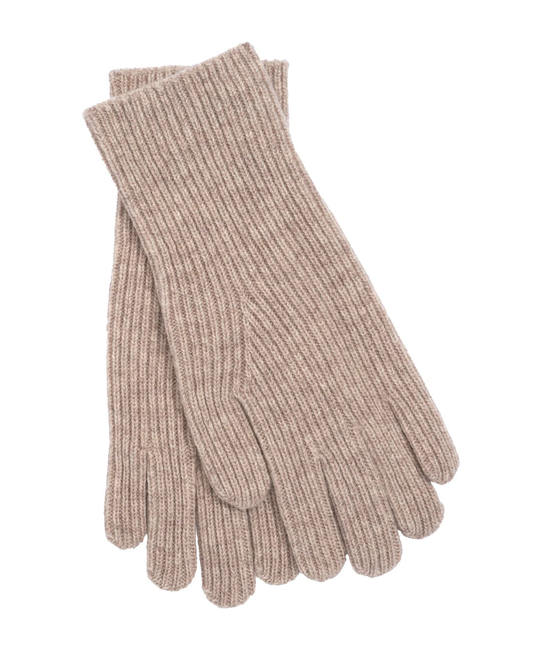 Ribbed Glove- Pebble