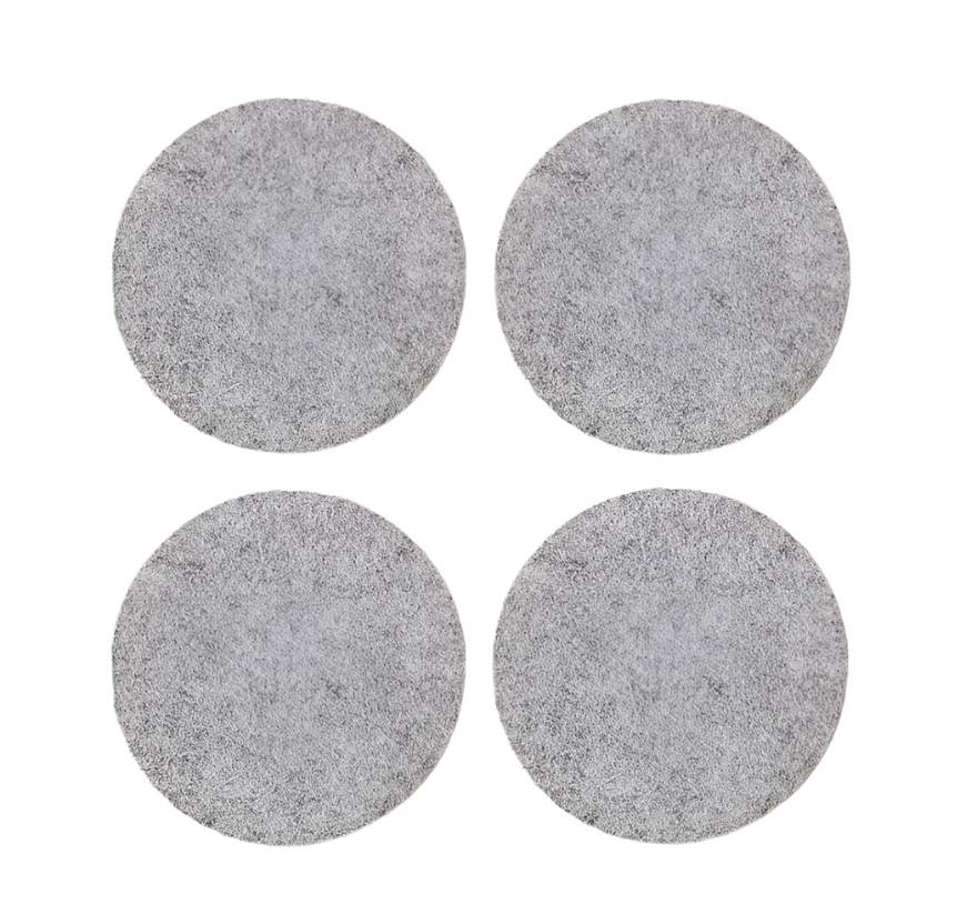 Round Felt Coasters – Granite