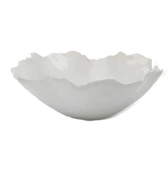 Ceramic Asymmetrical Bowl- Small