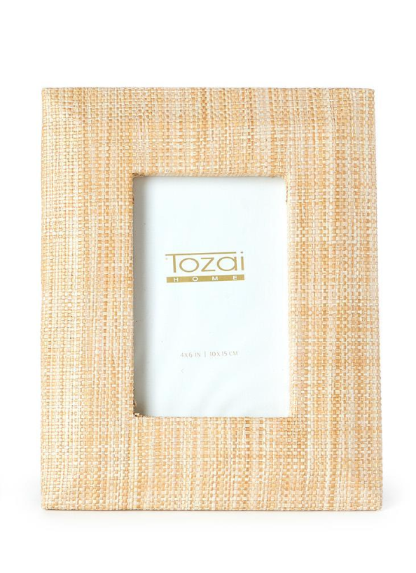 Grasscloth Frame Natural- 4x6