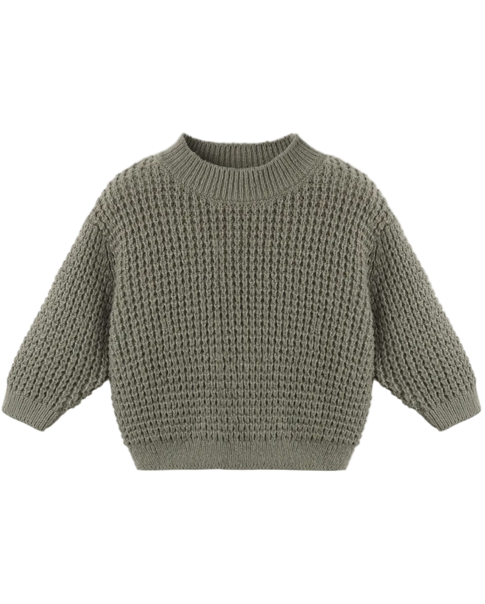 Chunky Knit Sweater - Spruce