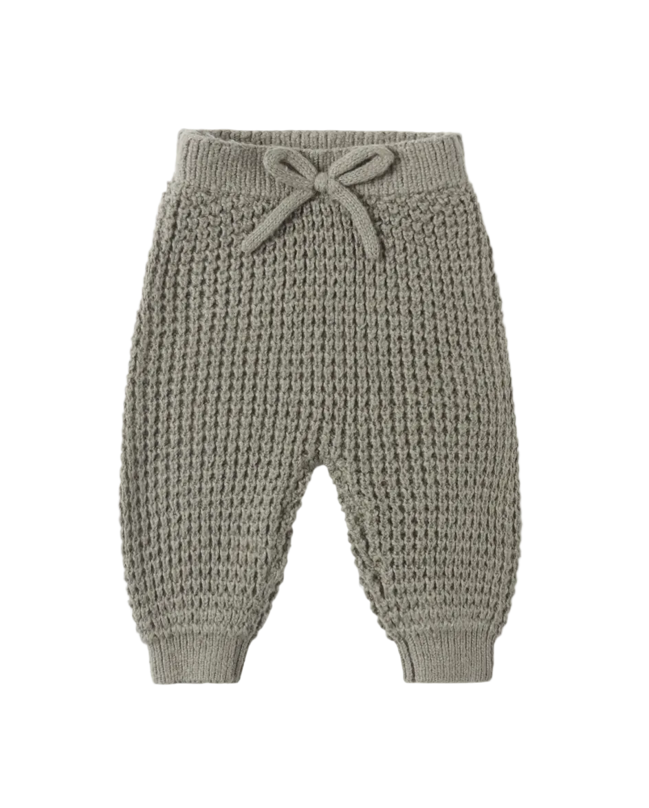 Chunky Knit Pant - Spruce