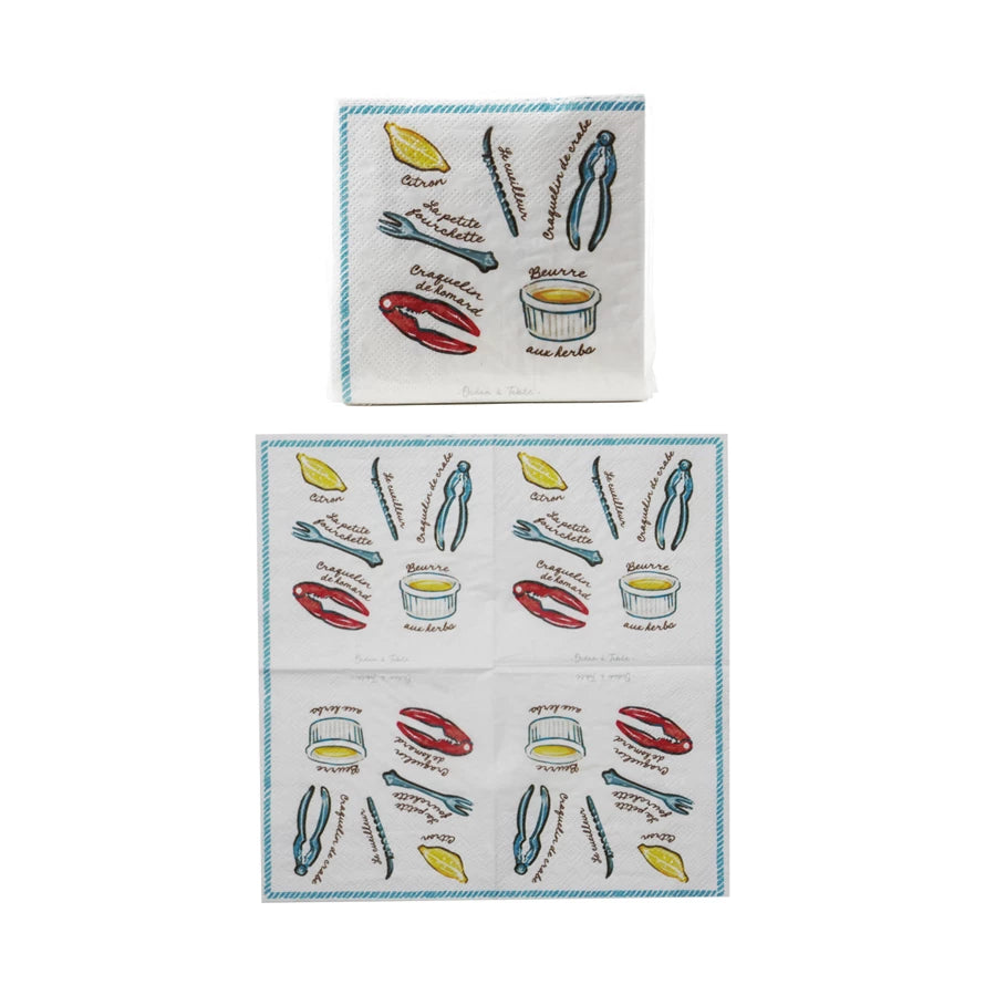 Seafood Cocktail Napkins