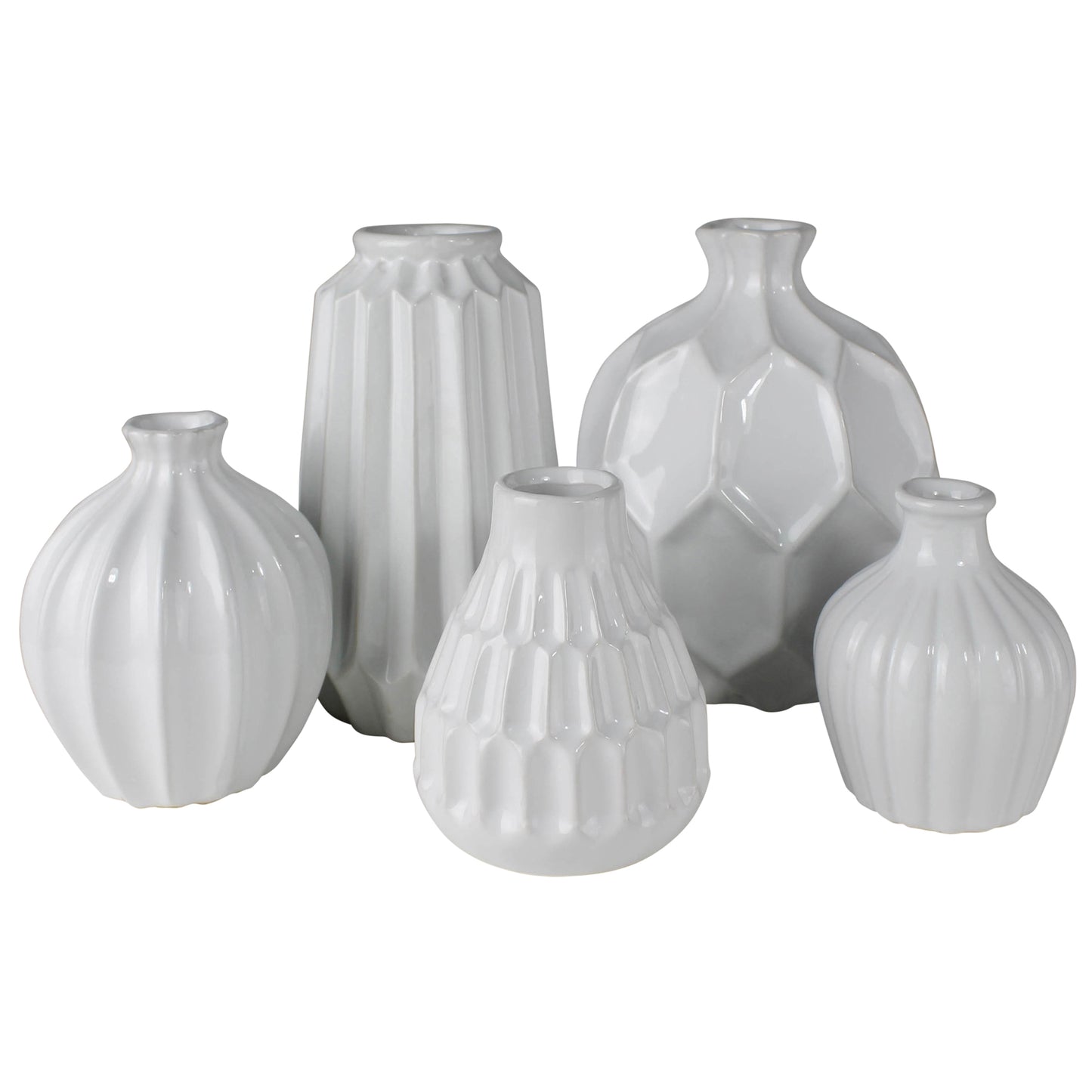 Set of 5 Cinc Vases