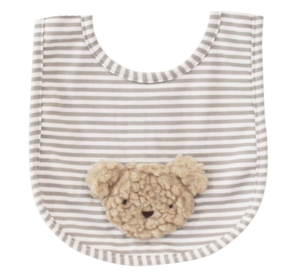 Baby Bib – Sherpa Bear Oatmeal