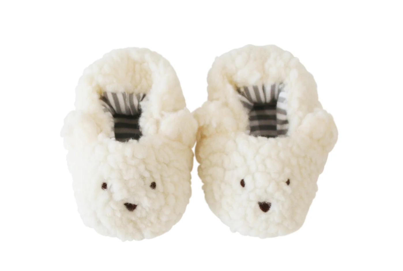Sherpa Booties – Ivory