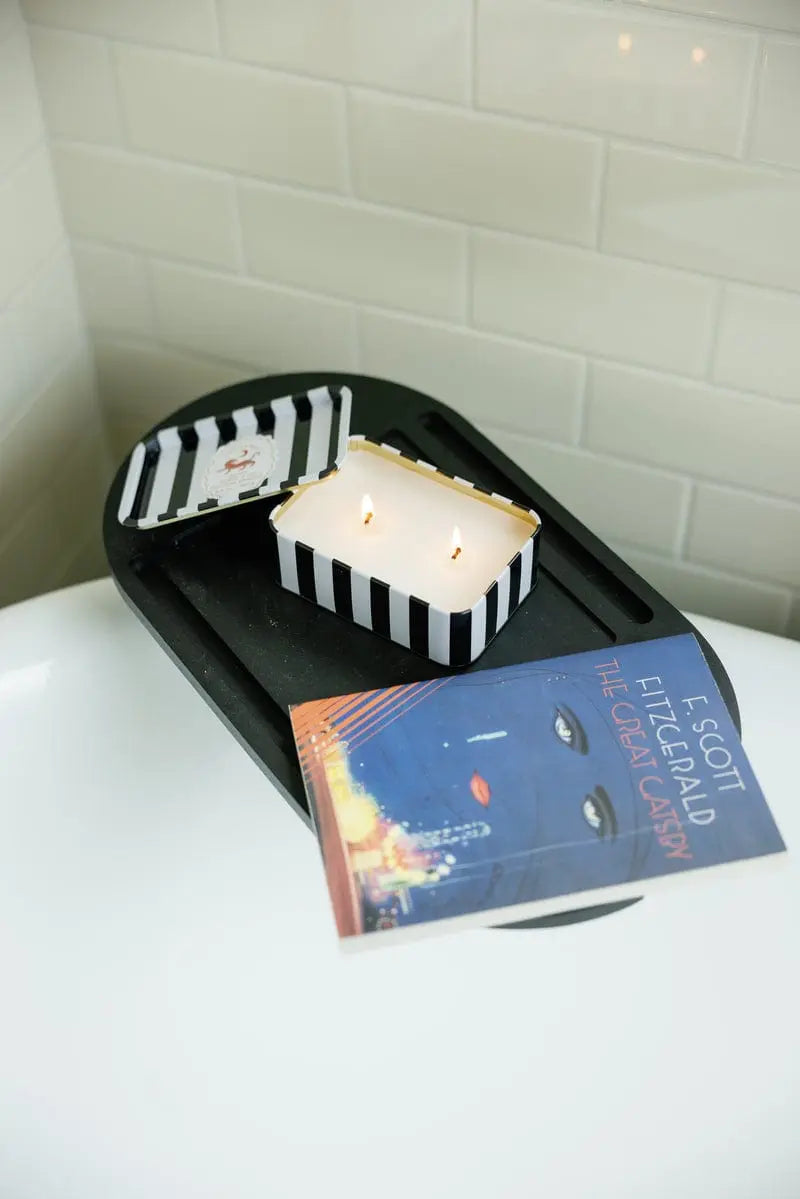 Tin Candle - Black Cedar and Fig