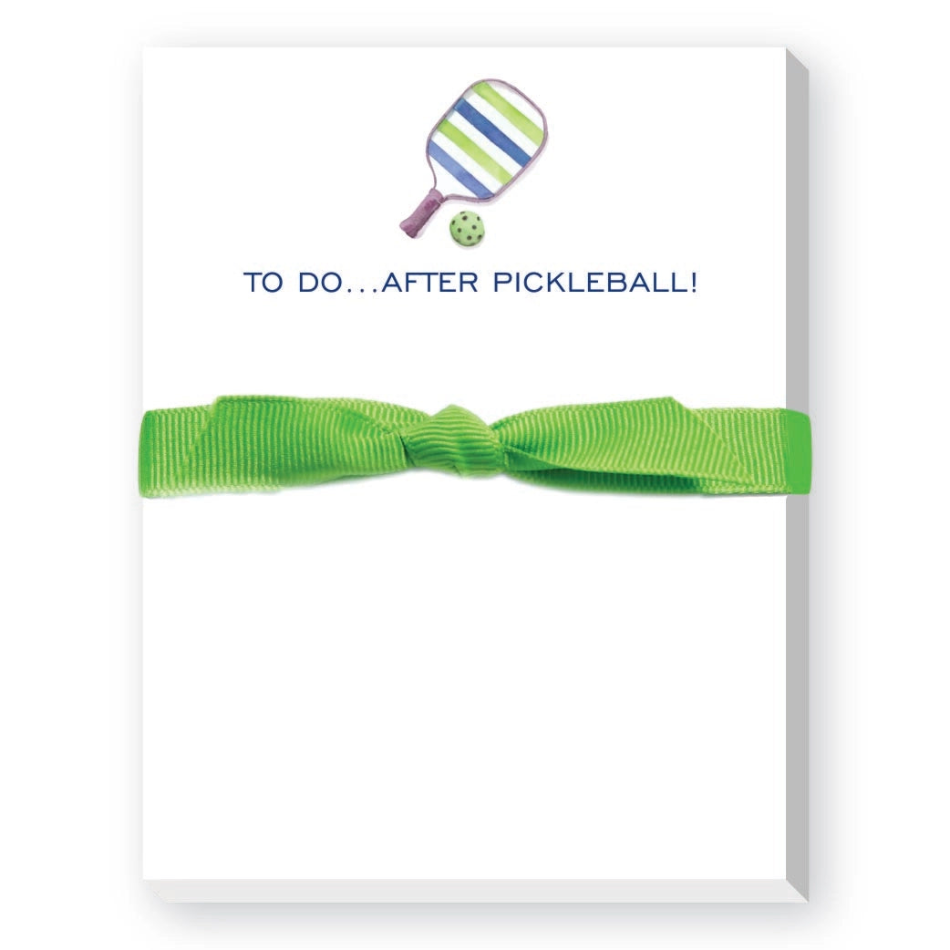 To Do After Pickleball Notepad