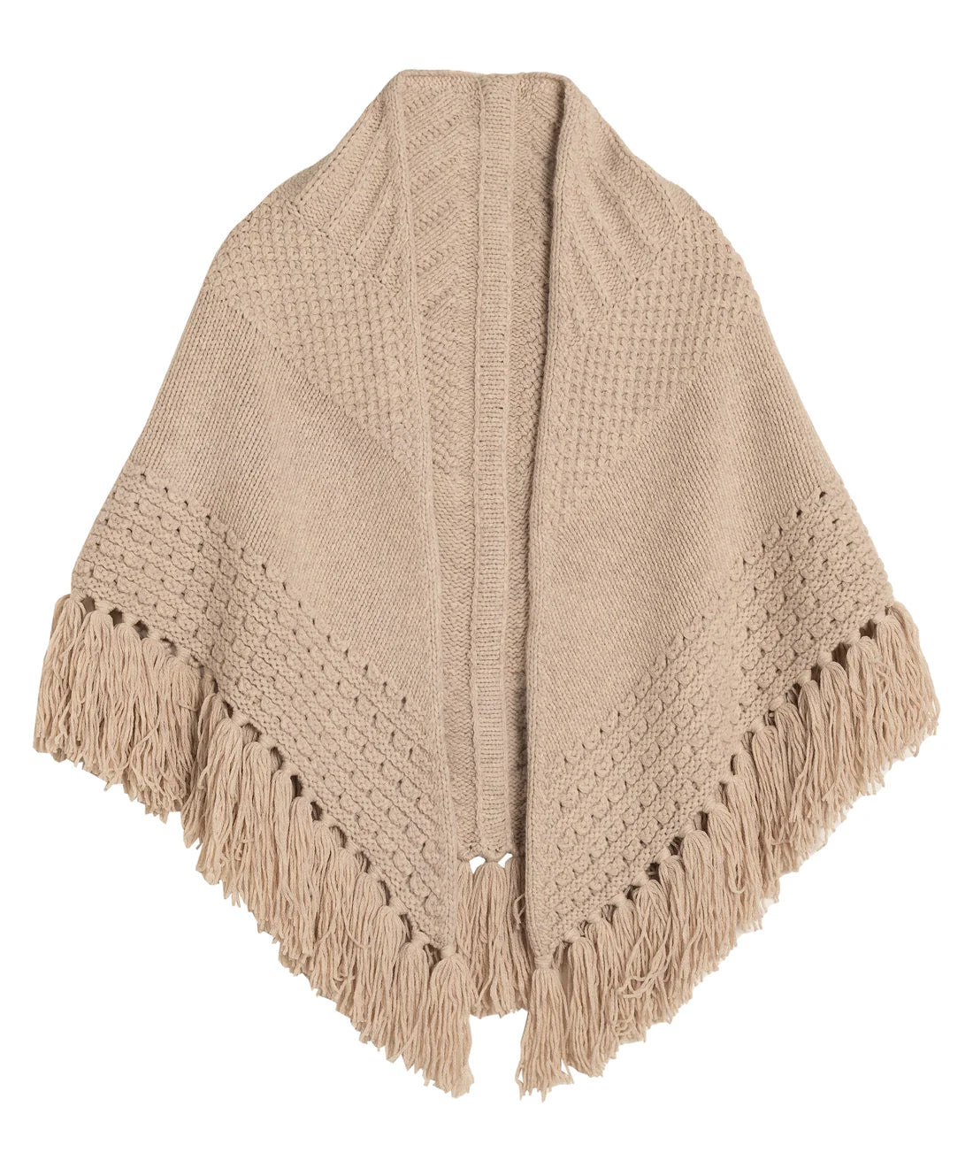 Triangle Wrap with Fringe