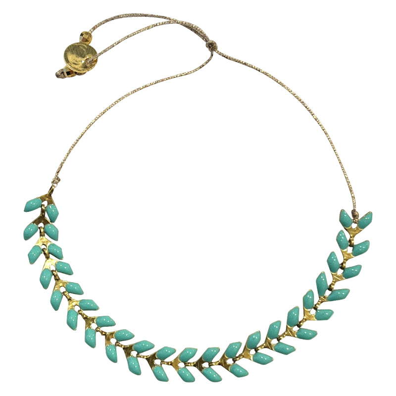 Turquoise Enamel Bracelet