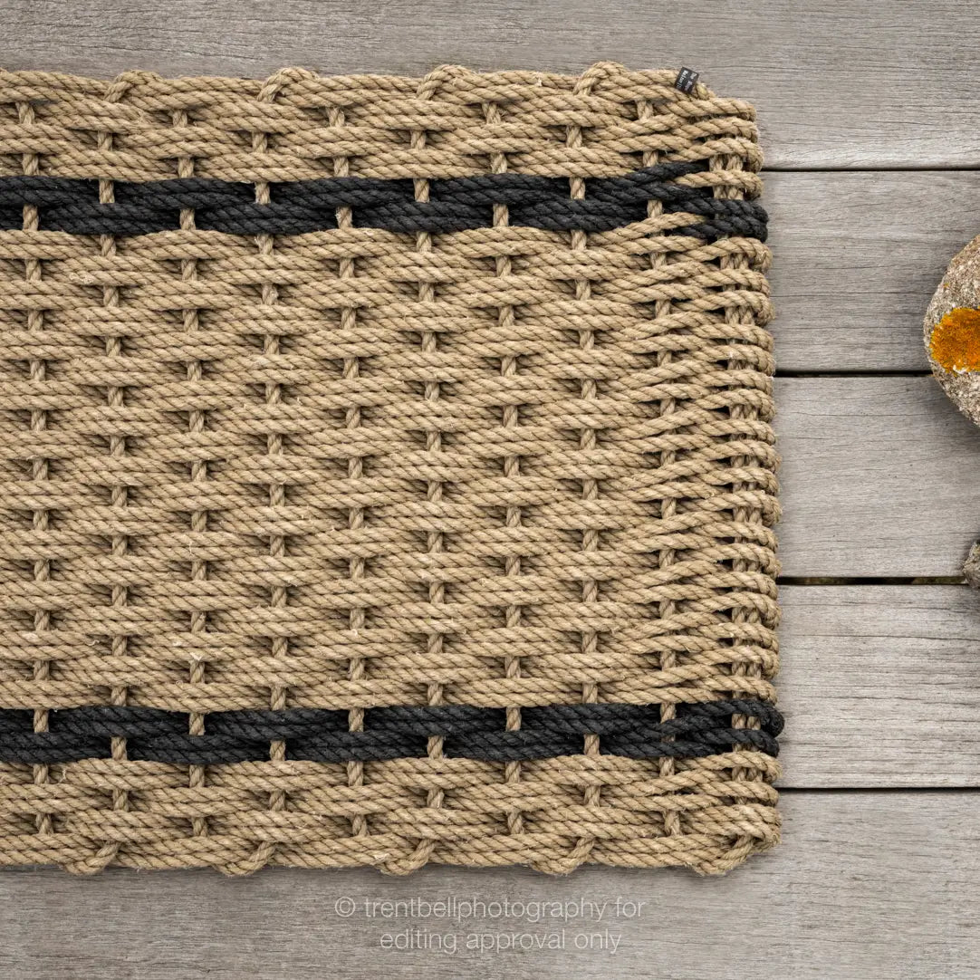 Wheat + Charcoal Doormat