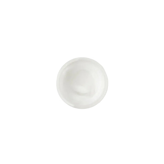 White Swirl Resin Pinch Bowl