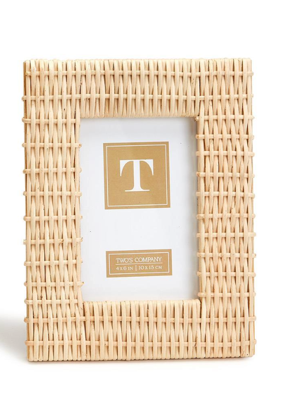 Wicker Woven Frame Natural - 4 x 6