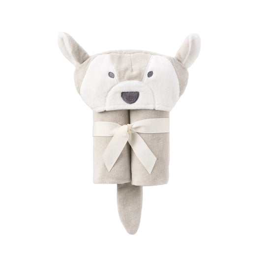 Hooded Bath Towel – Wolf
