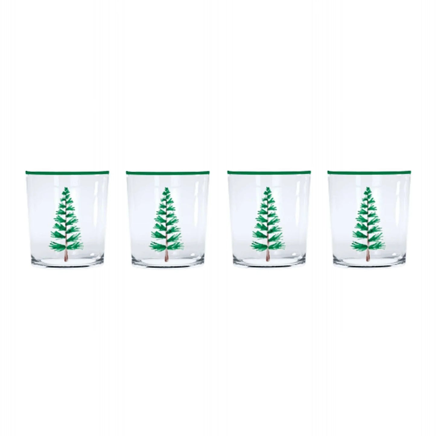 Woodland Tree Glasses- Set of 4