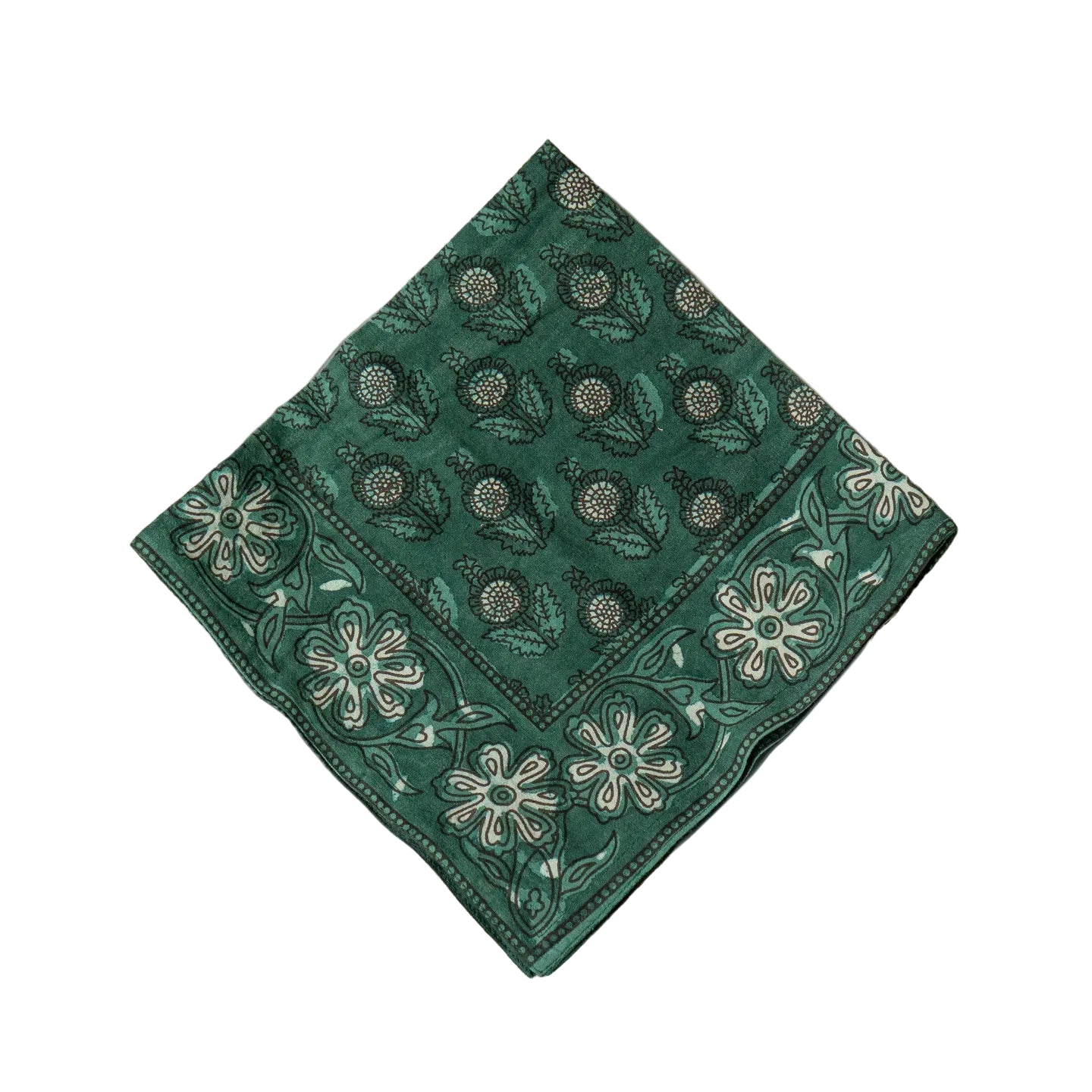 Pesto Block Printed Napkins- Set of 4