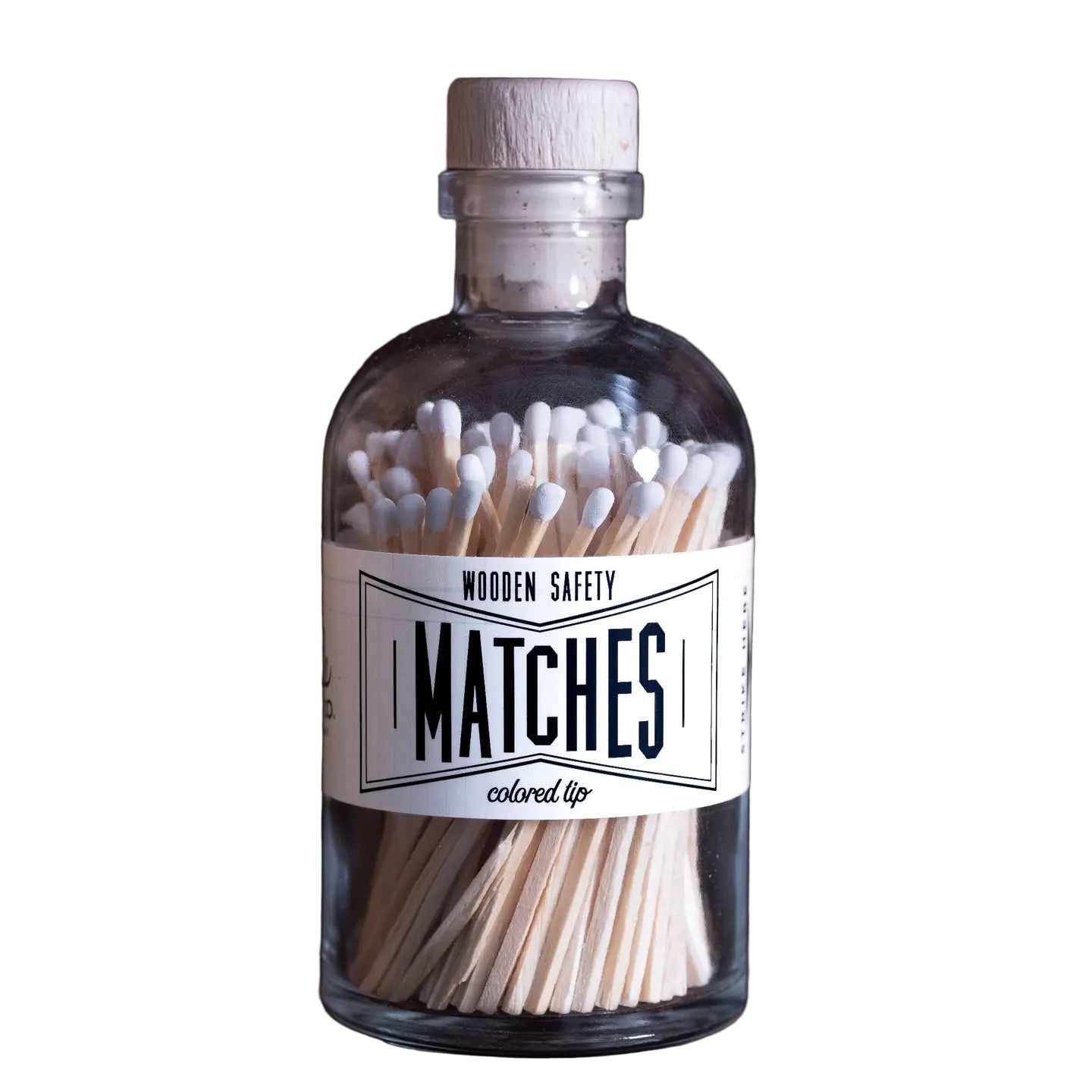 Matches with Cork Top- White
