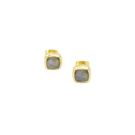 Labradorite Stud Earrings