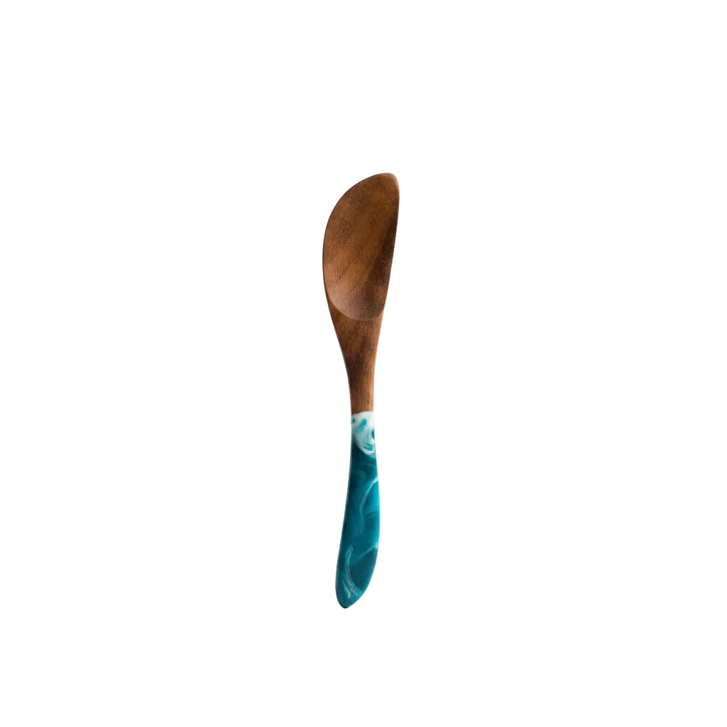 Acacia Cheese Spreader- Ocean