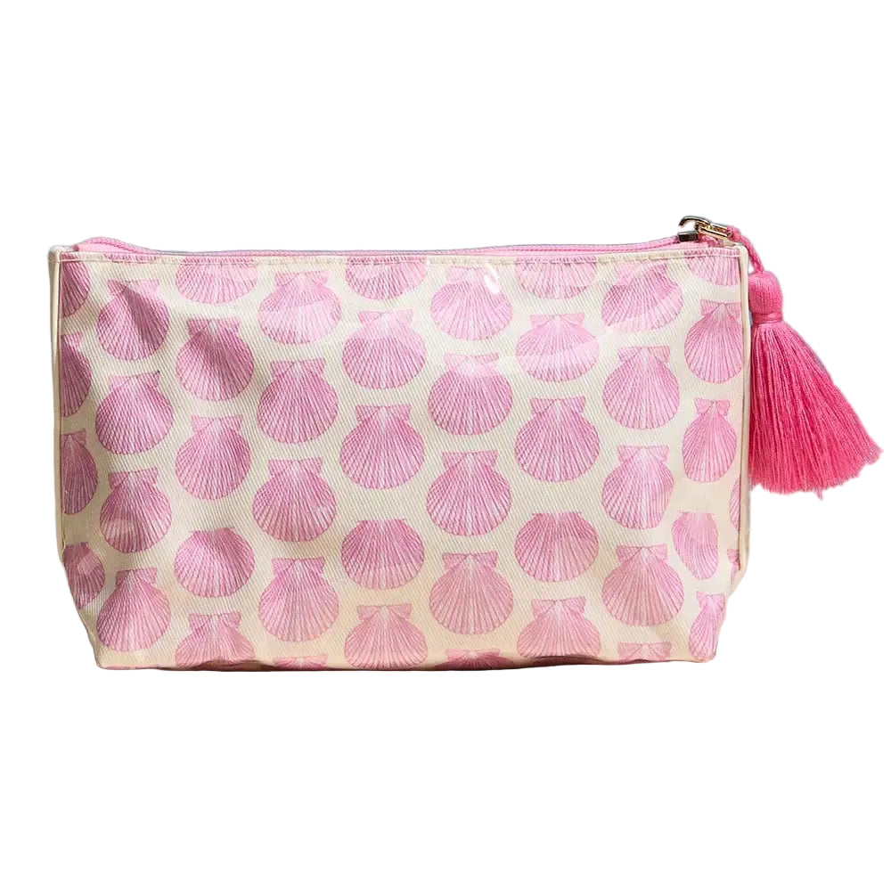 Shell Pattern Pouch - Pink