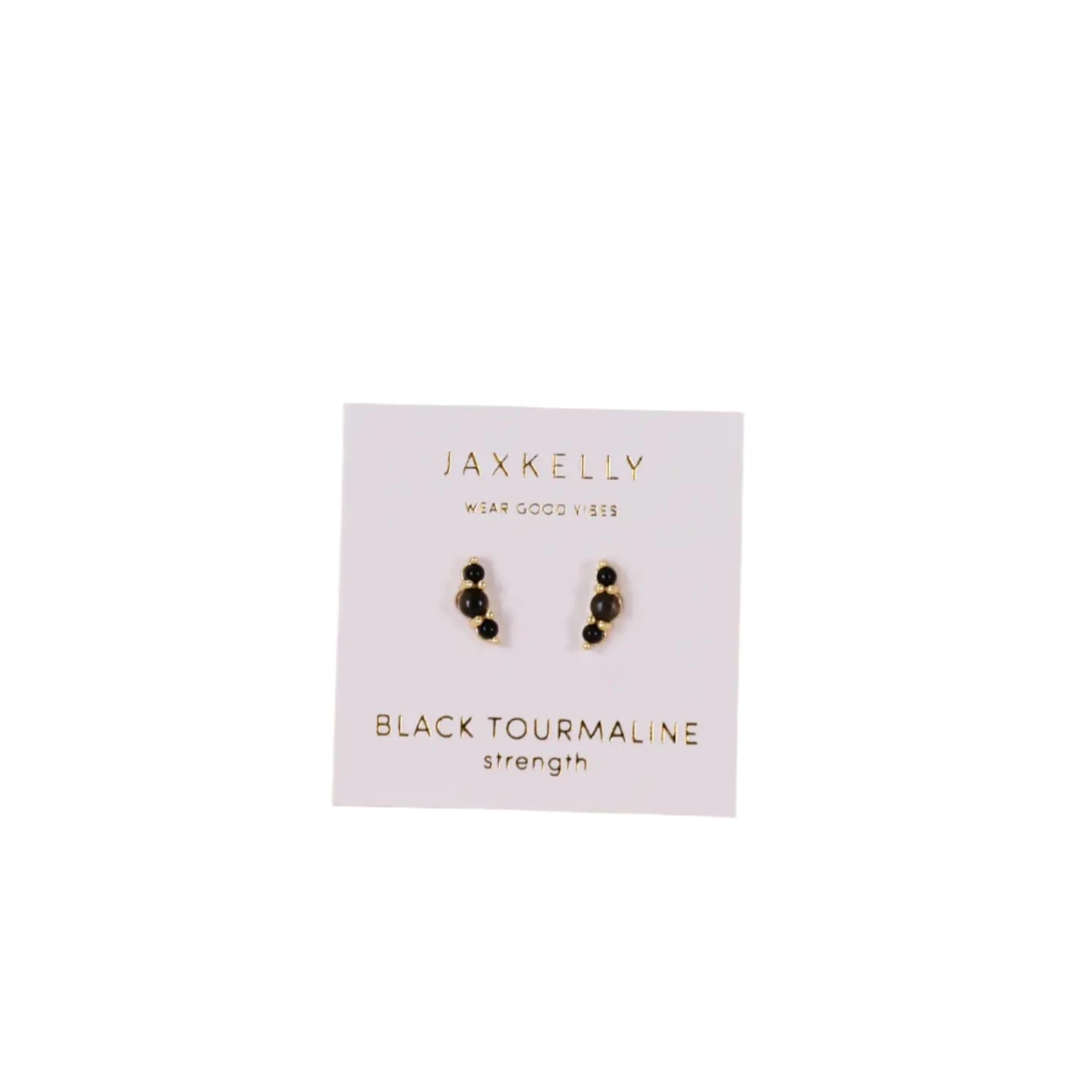 Crescent Studs – Black