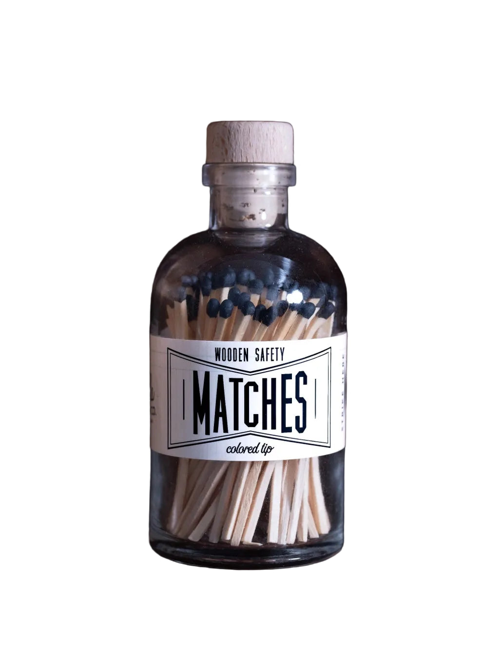 Cork Top Matches - Black