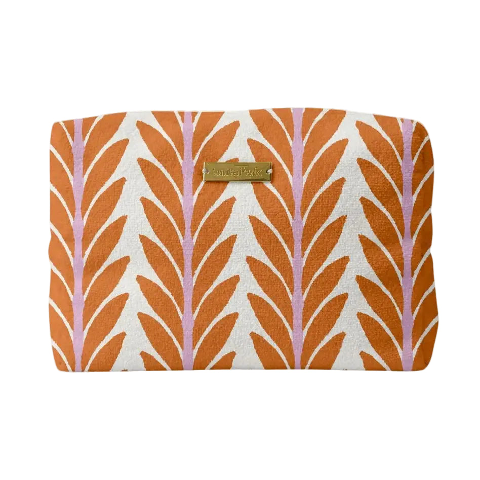 Fond Orange Terry Beach Pouch