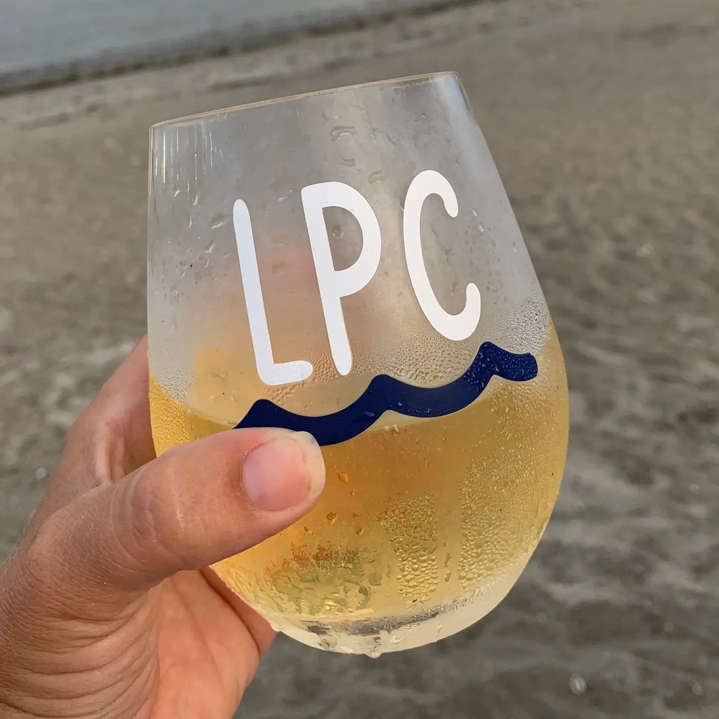 Rye Acrylic Wine Glasses