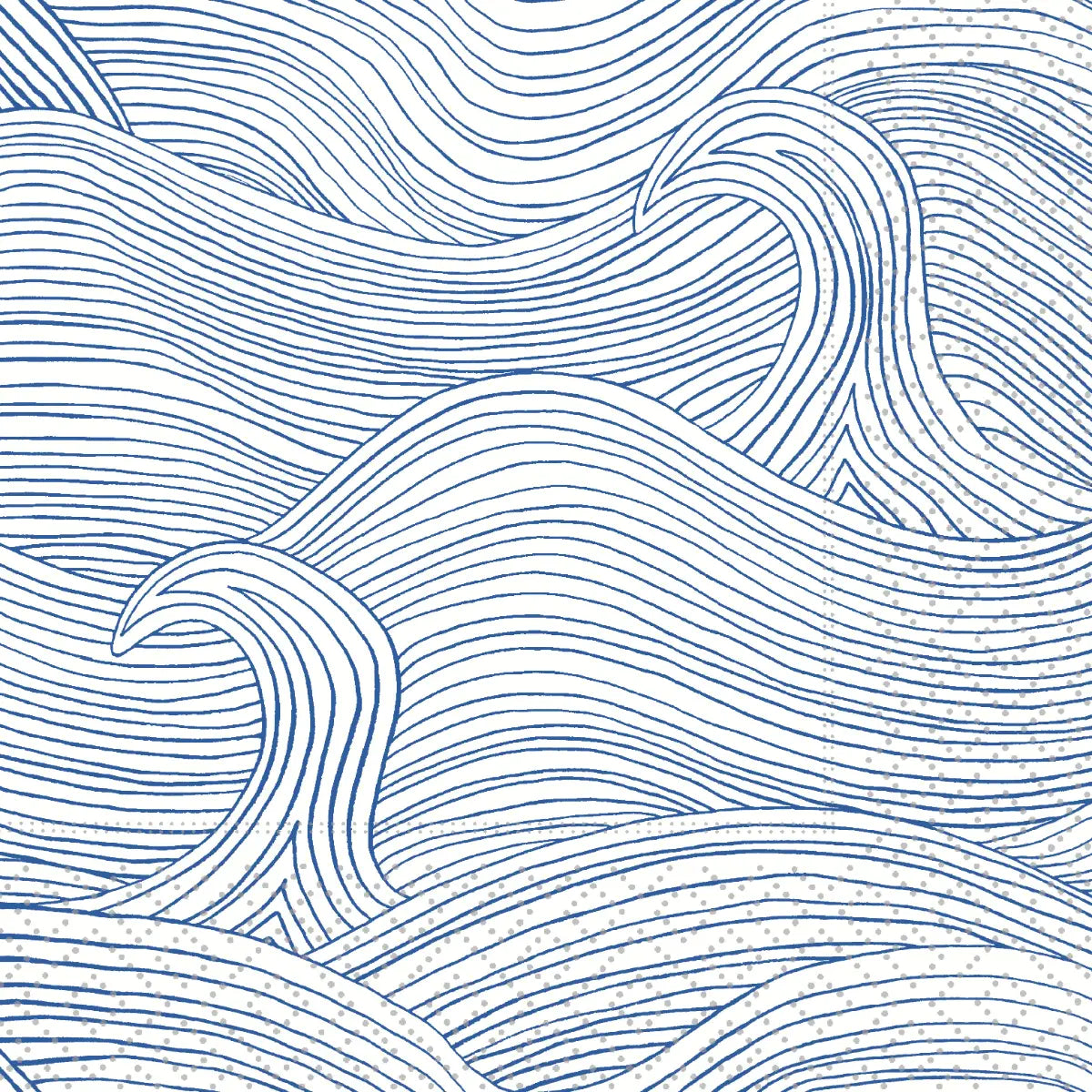 Waves Cocktail Napkins