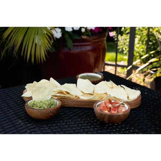 Dipping Bowl and Tray Set