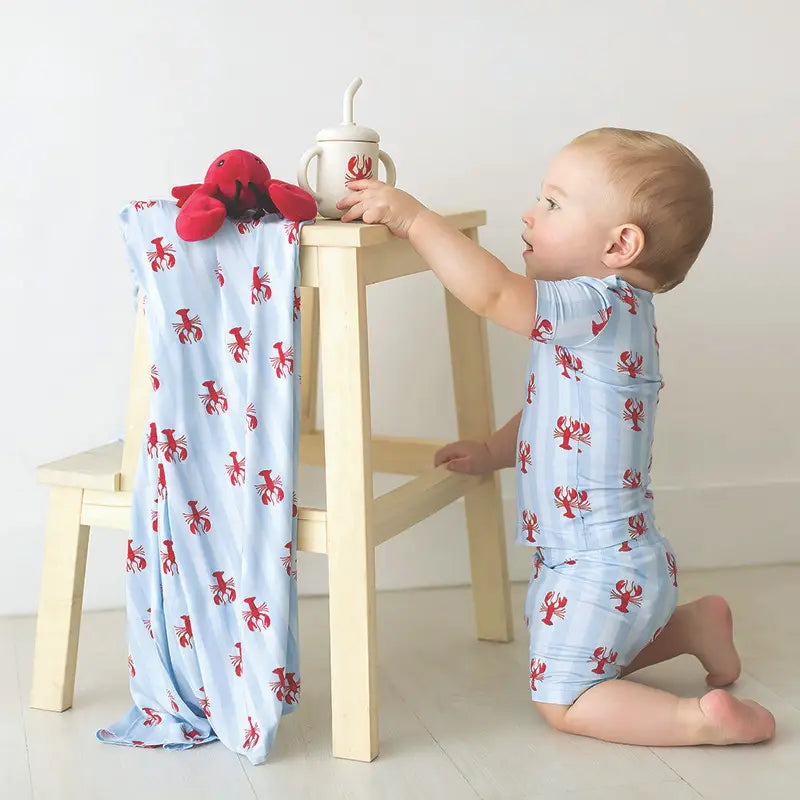 Baby Blanket- Lobsters