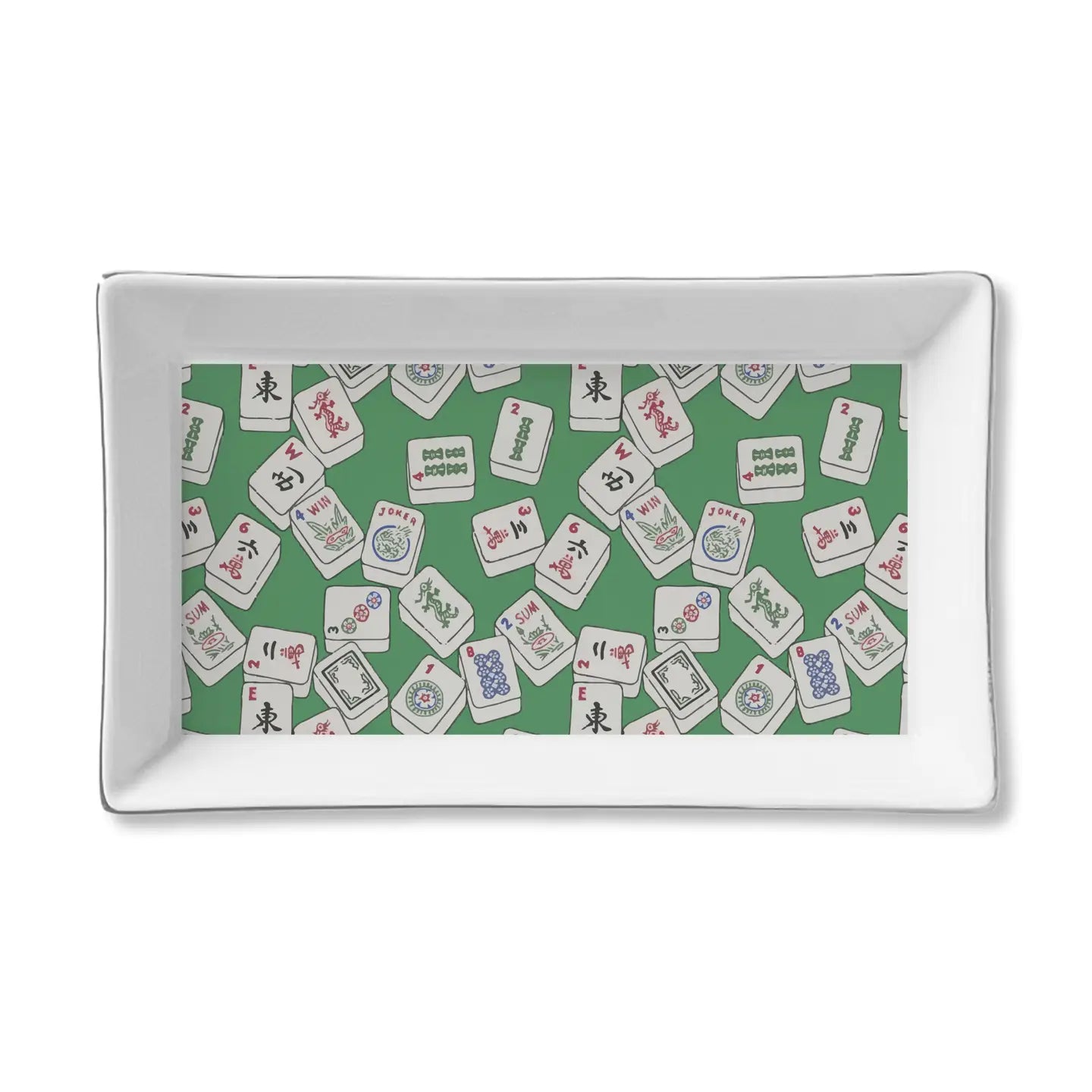 Mahjong Ceramic Tray