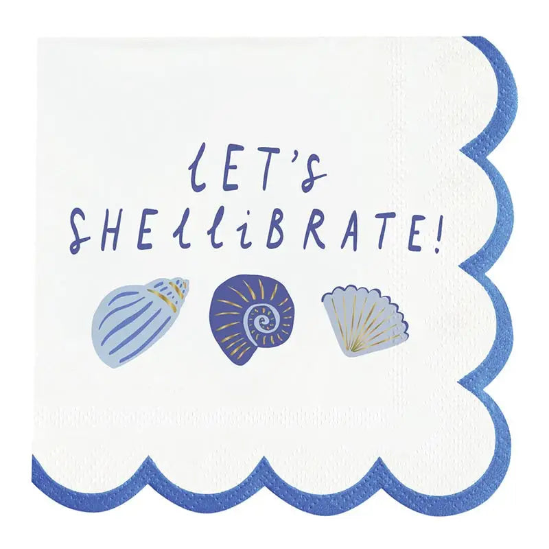 Let's Shellibrate Cocktail Napkin
