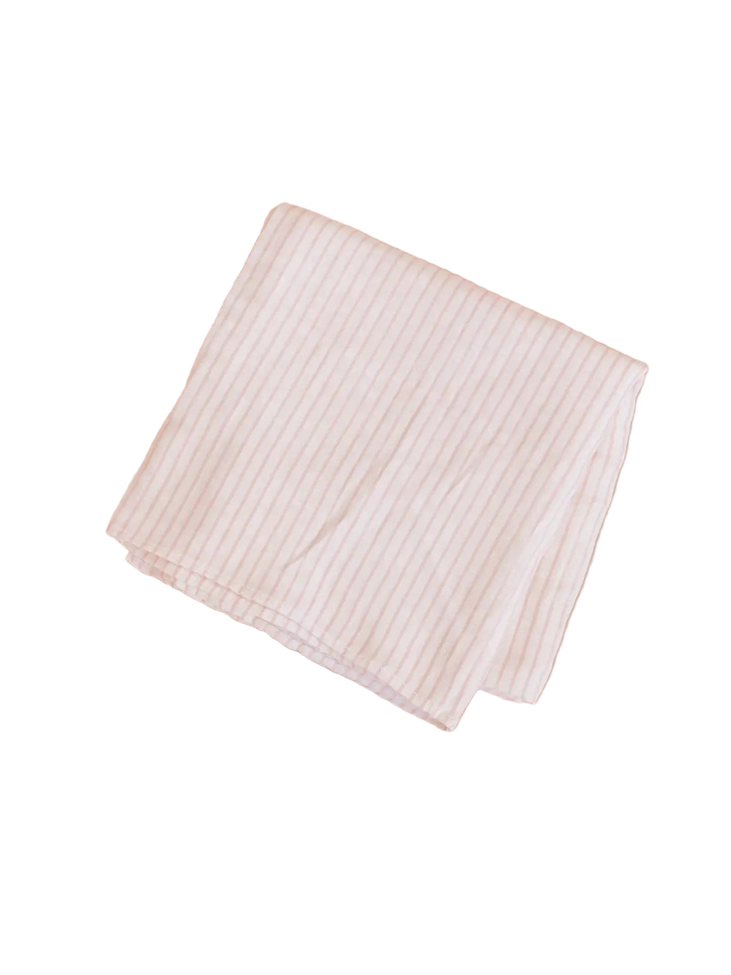 Organic Pink Stripe Muslin