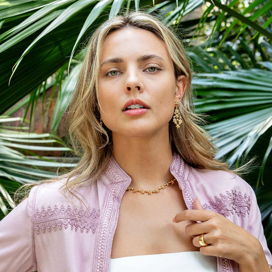 Pearl White Drop Earrings