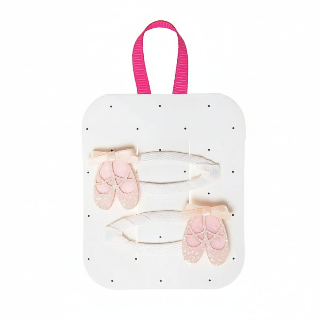 Girl's Ballet Shoes Hairclips - Set of 2