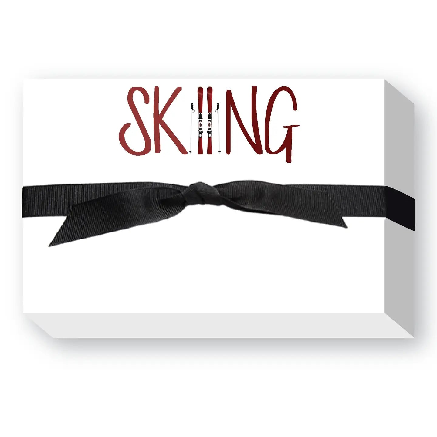 Skiing Notepad