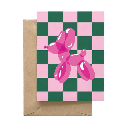 Balloon Dog Card
