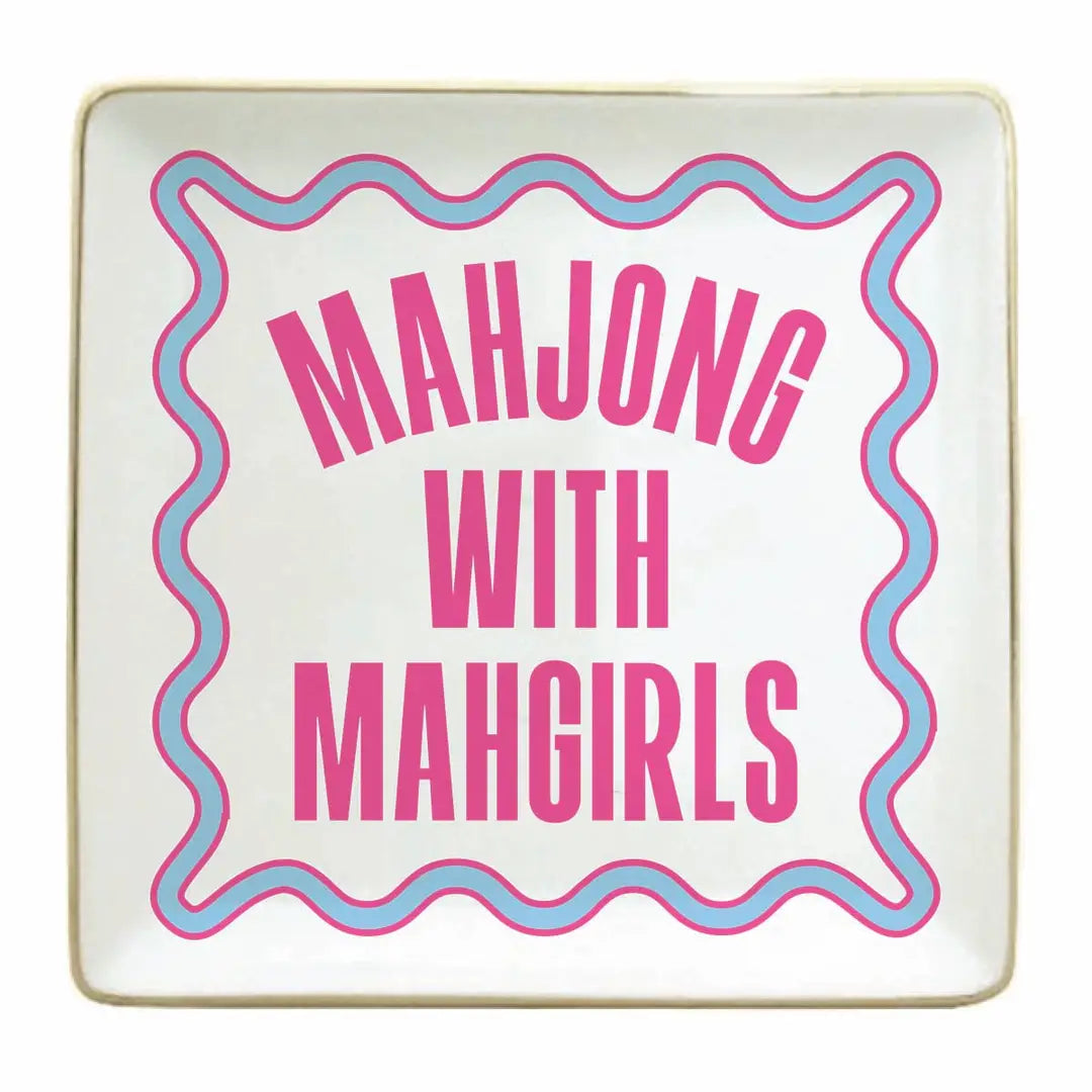 Mahjong with Mahgirls Trinket Tray