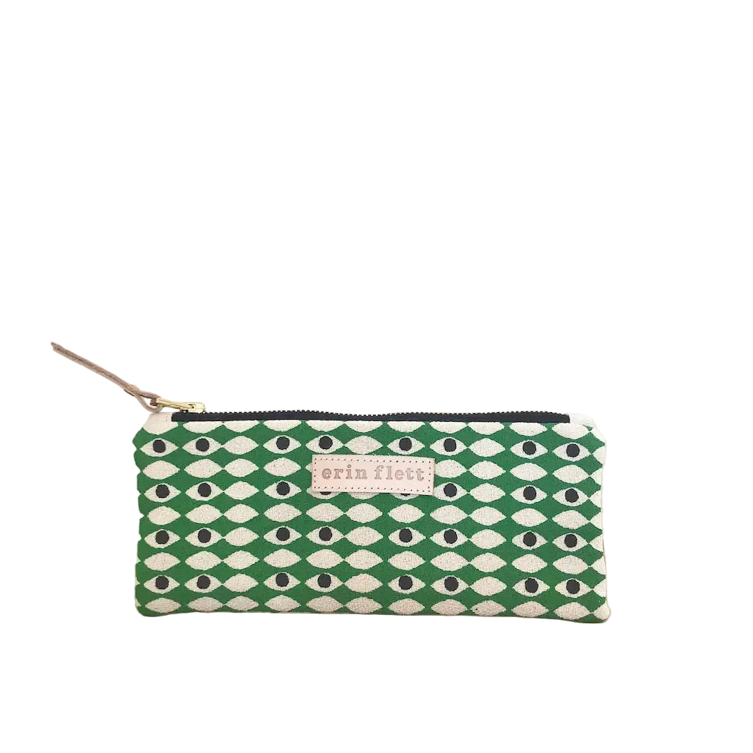 Third Eye Zip Pencil Case - Green
