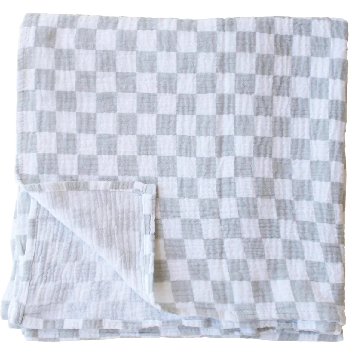 Grey Check Swaddle