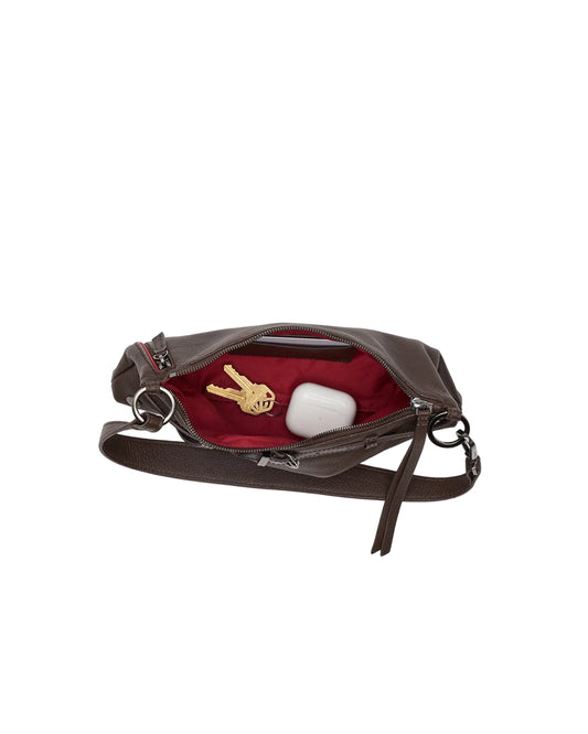 Kyle Small Shoulder Bag - Belted Espresso