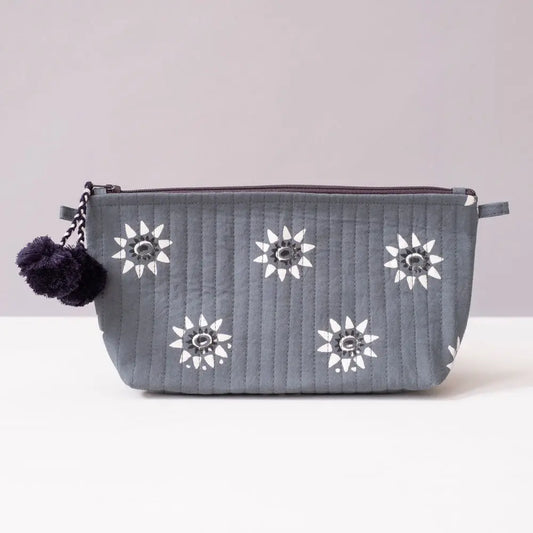 Makeup Bag – Grey Sun