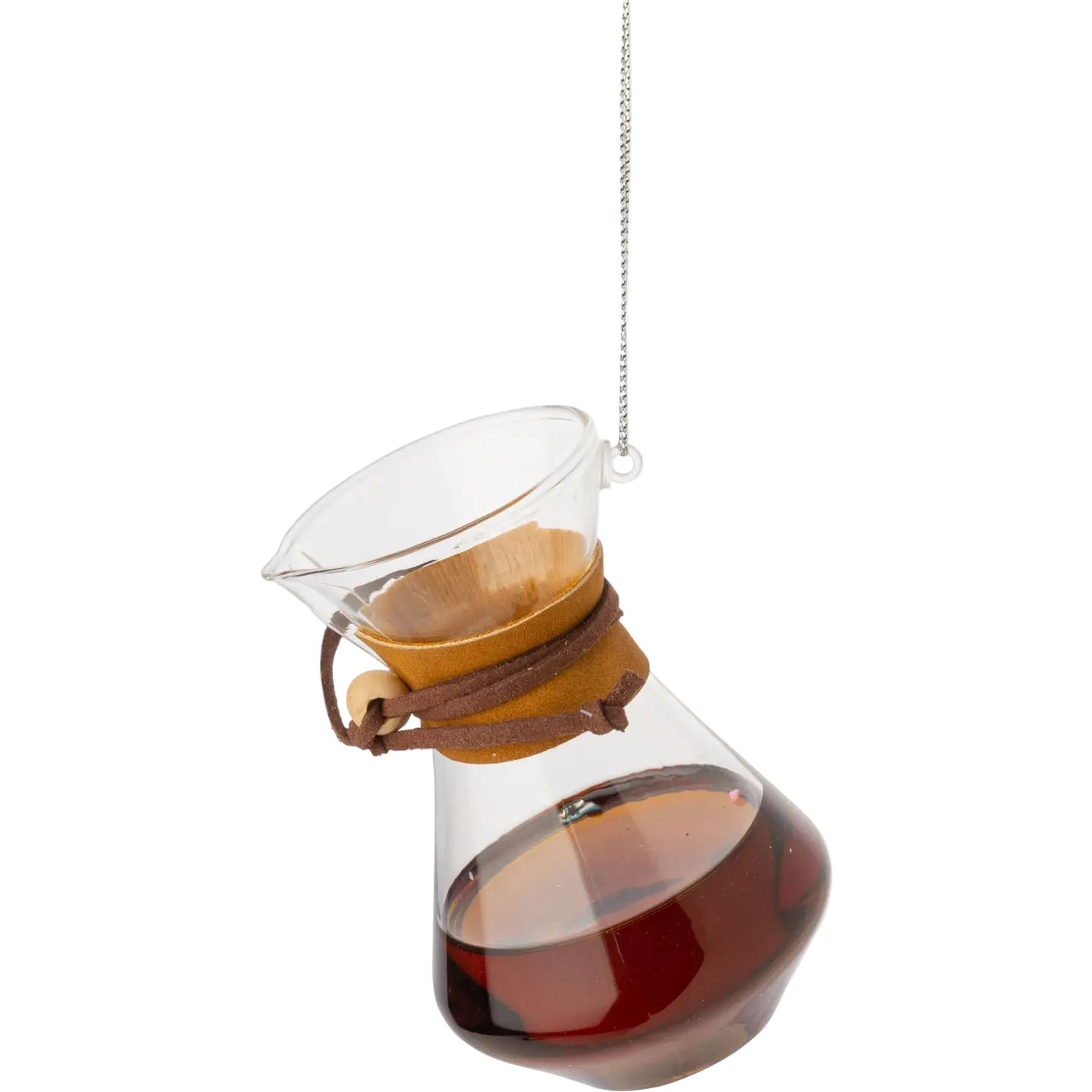 Glass Coffee Pot Ornament