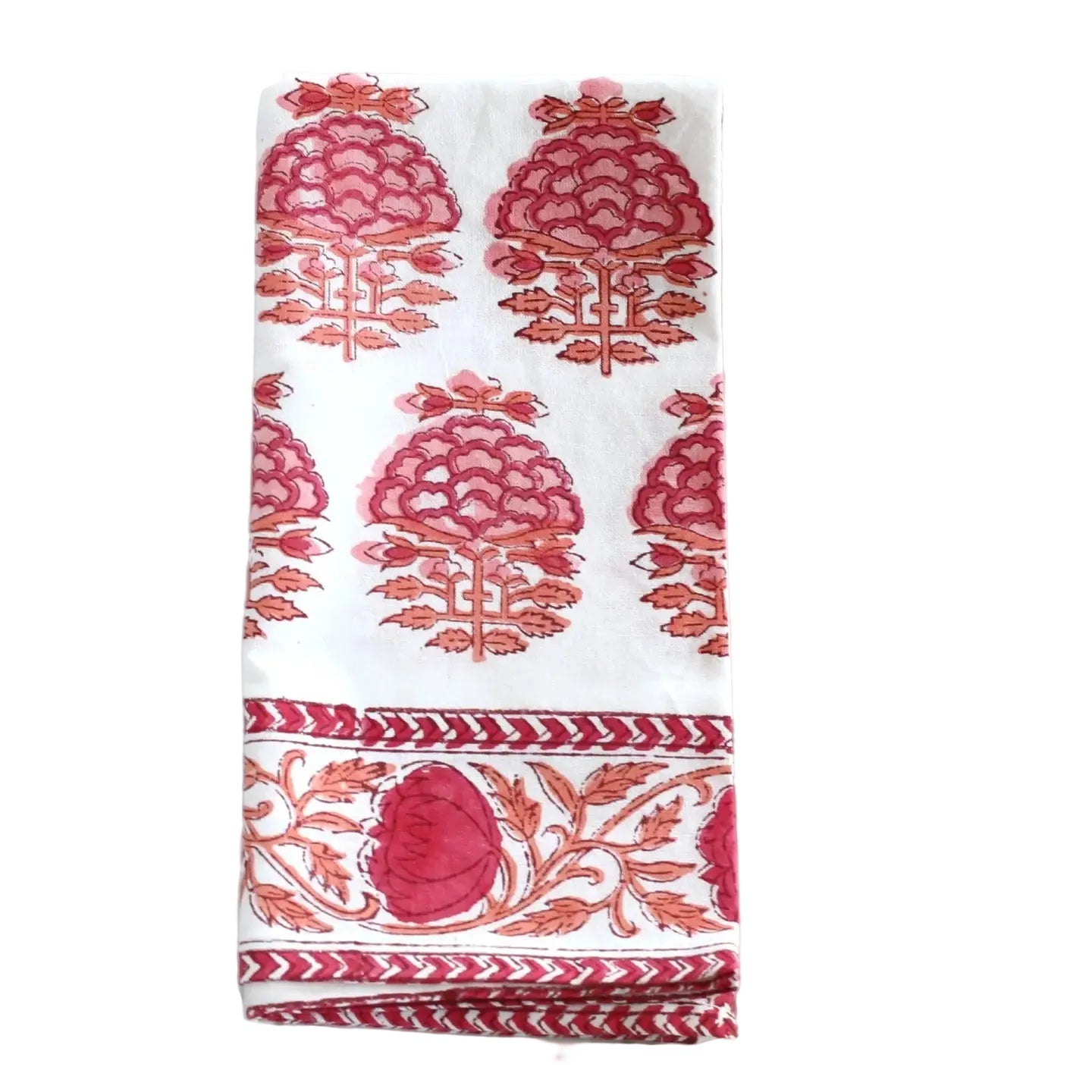 Pink and White Napkin Set- Set of 4