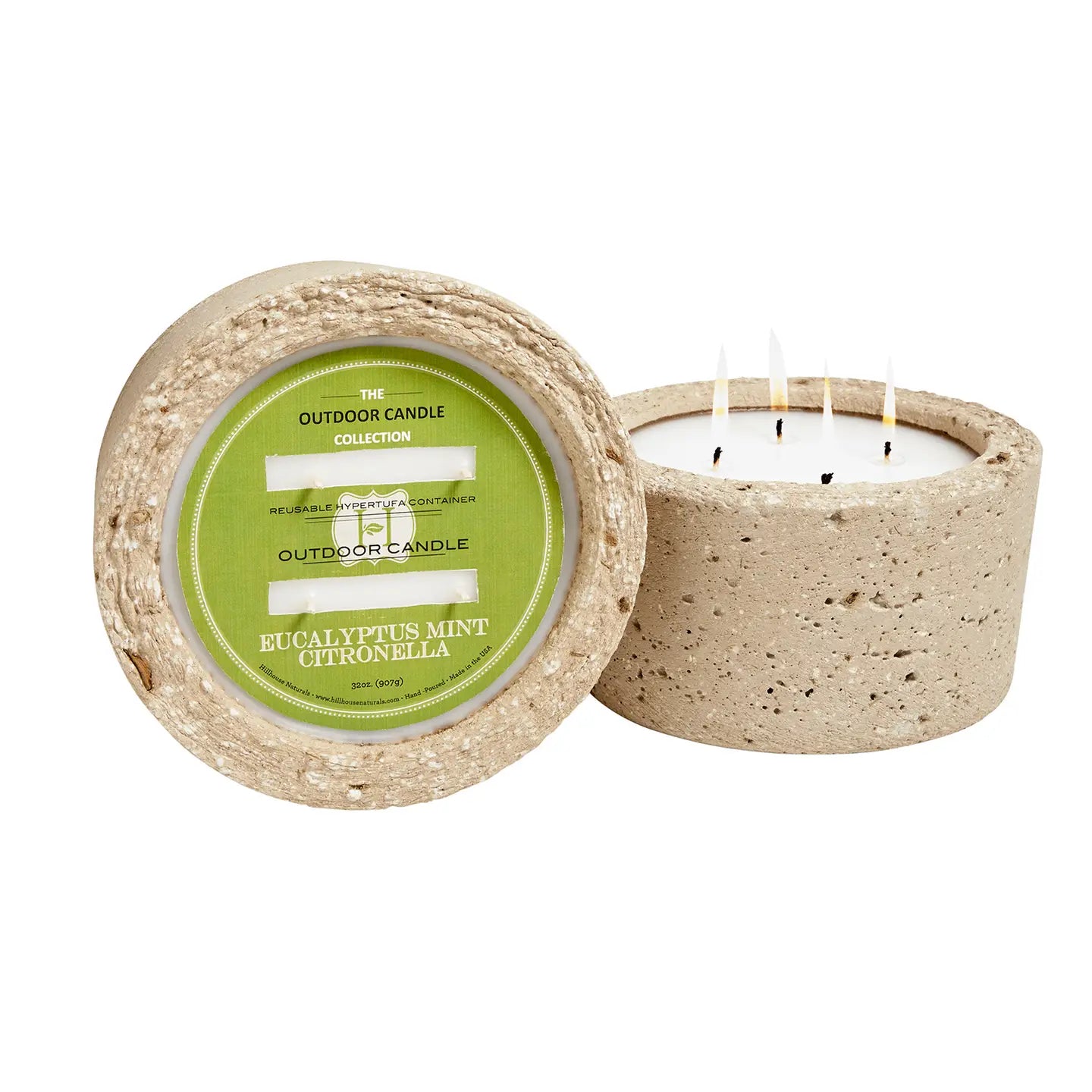 Eucalyptus Mint Cement Citronella Candle