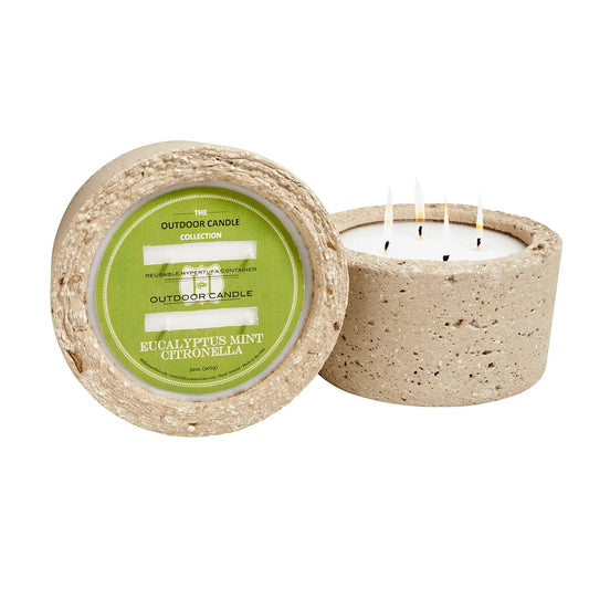 Eucalyptus Mint Cement Citronella Candle