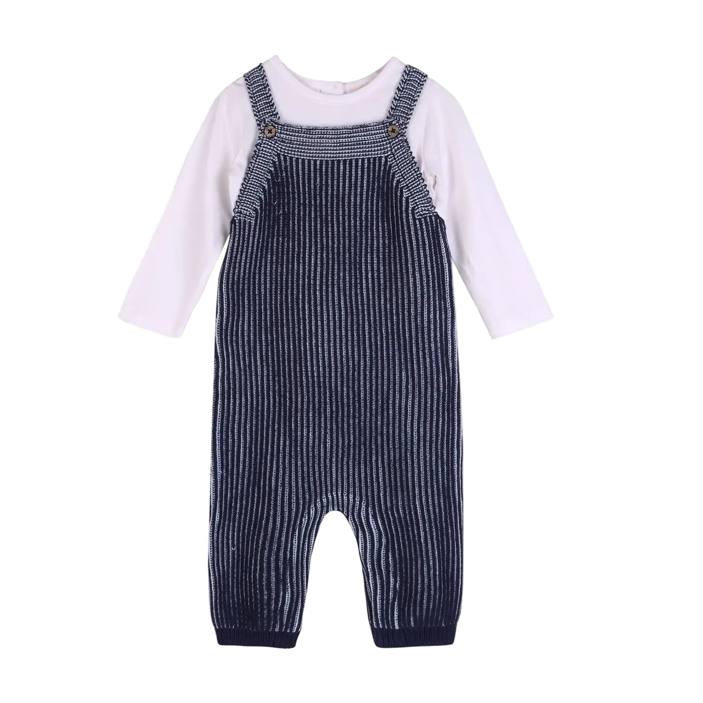 Denim Blue Overall Set