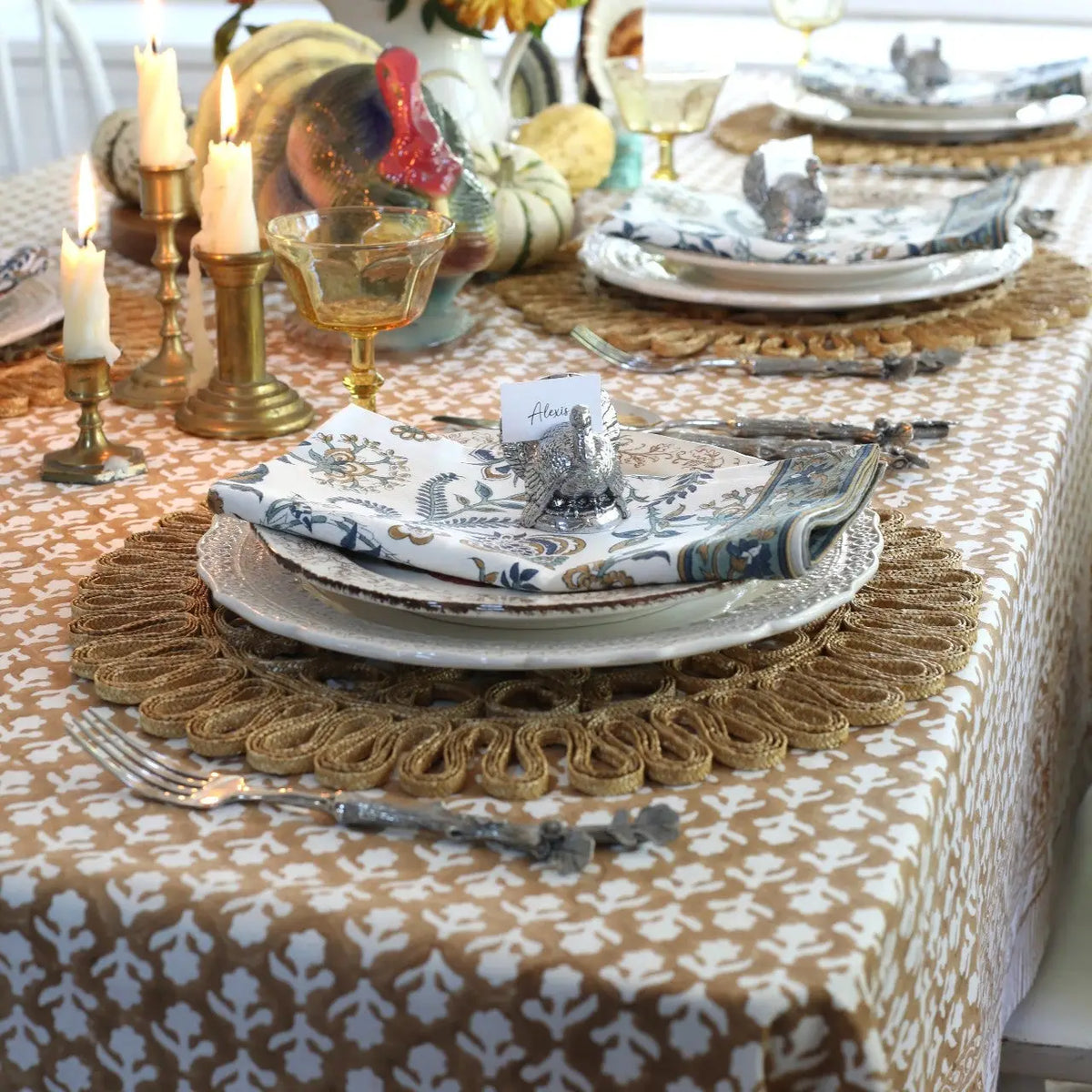 Caramel Tablecloth - 60 x 90