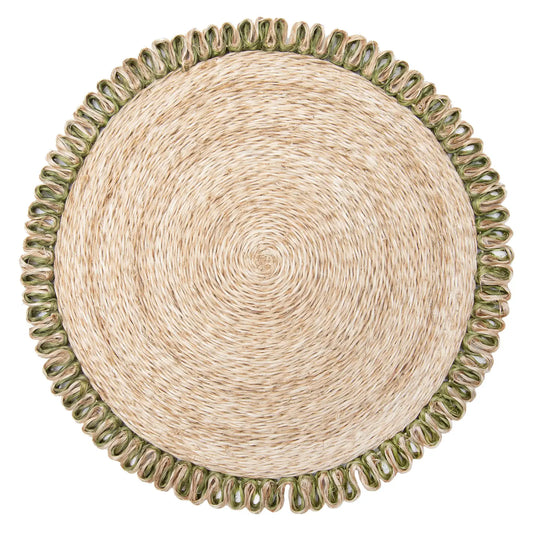 Round Placemat Set - Green
